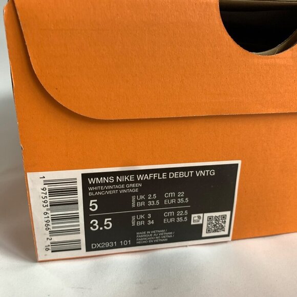 Nike Waffle Debut Women's Shoes White Vintage Green New in Box - Picture 13 of 13